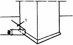 Применение треугольной планки для крепления рубероида