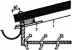 Деталь продольного карниза Деталь продольного карниза