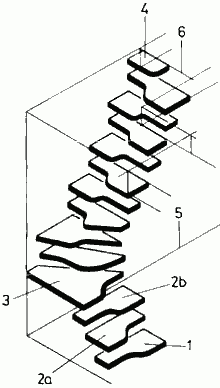 Пример решения лестницы гусиный шаг