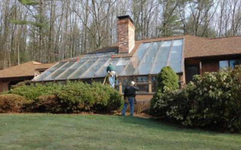 Солнечное отопление Solar Staircase™, внешний вид дома