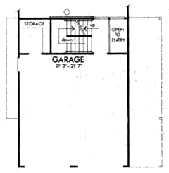 План среднего уровня дома
