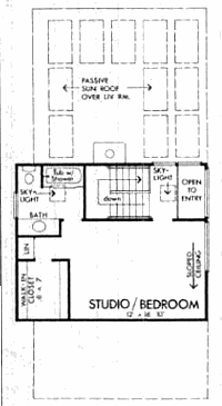 План верхнего уровня дома