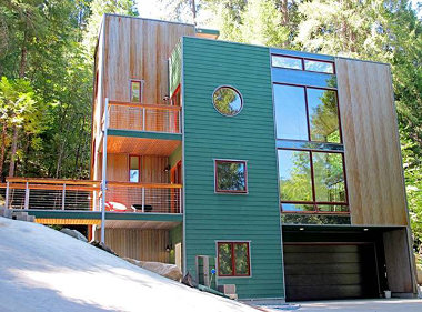 Внешний вид энергосберегающего дома Alexander House