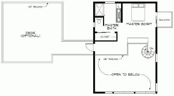 План верхнего уровня солнечного дома Bennahmias Cabin
