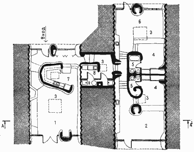 План заглубленного экологического дома Clark-Nelson House