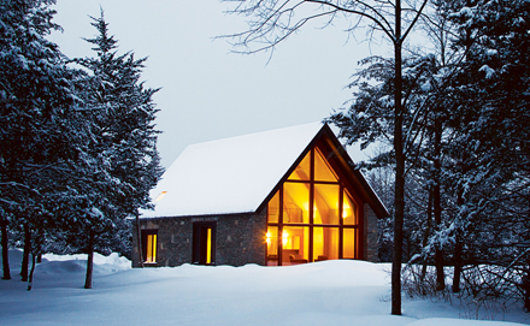 Пассивный солнечный дом в Клаверек, вид с юго-запада