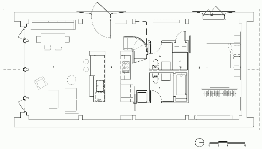 План первого этажа