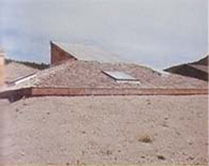 Заглубленный солнечный дом Colosol с юго-востока