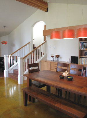 Интерьер солнечного дома Country Craftsman House