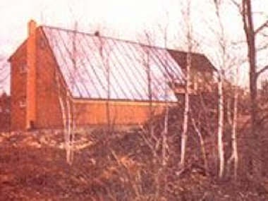 Внешний вид солнечного дома Ричарда и Норы Дэвис