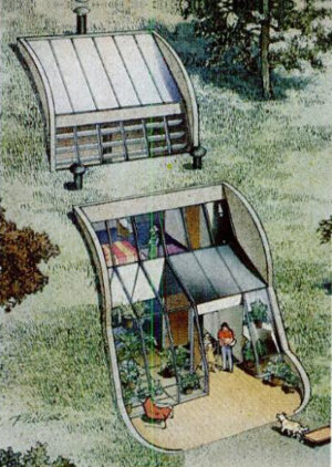 Внешний вид солнечного дома Де Видо