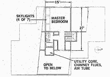 План верхнего уровня солнечного дома Де Видо
