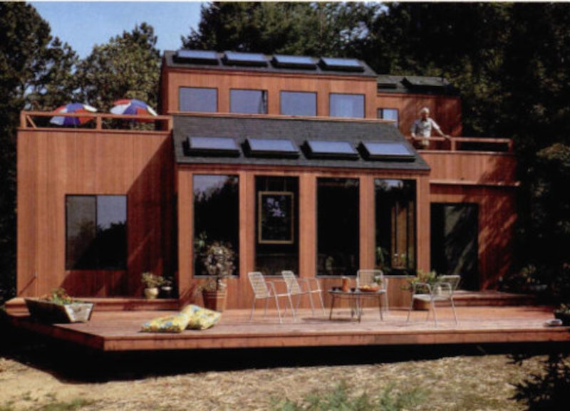 Пассивный солнечный дом Eagle's Nest, внешний вид