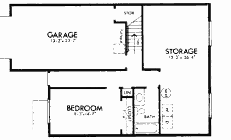 План цокольного этажа
