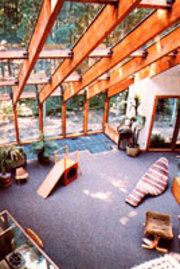 Общая комната солнечного дома Флакера