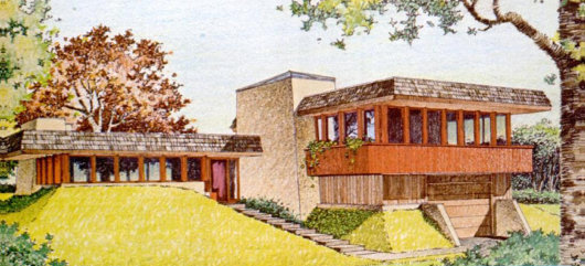 Солнечный дом, вид с юго-запада