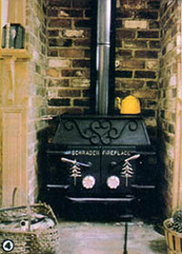 Отопительная дровяная печь