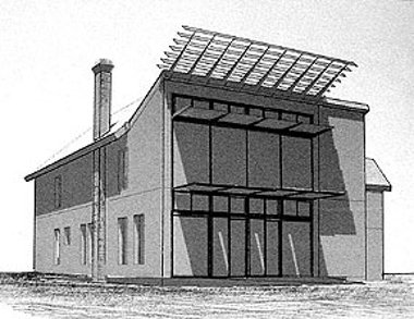 Солнечный дом Gloff Residence с юго-запада