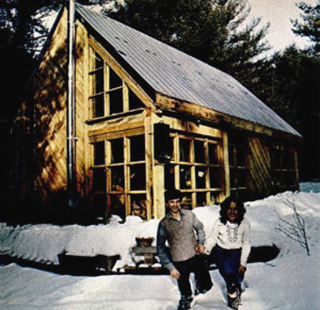 Внешний вид пассивного солнечного дома Хеннин