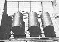 Простой интегральный солнечный водонагреватель, внешний вид