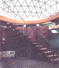 Атриум заглубленного солнечного дома