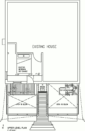 План второго уровня солнечной теплицы Junius