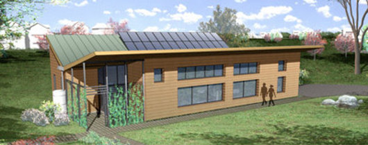 Внешний вид солнечного дома Kestrel Residence