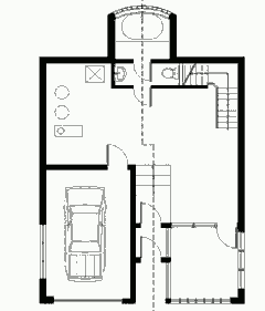 План первого этажа солнечного дома Kucinic Residence