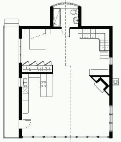 План второго этажа солнечного дома Kucinic Residence