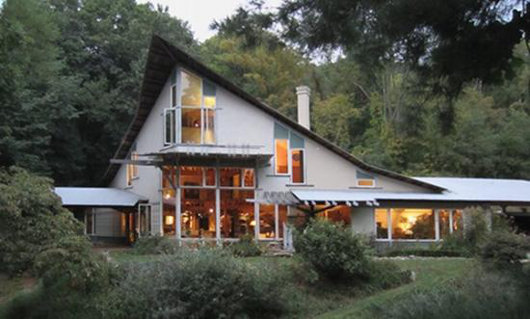 Внешний вид пассивного солнечного дома Ларсона