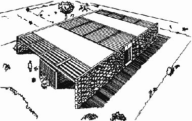 Внешний вид солнечного дома Питера Ли