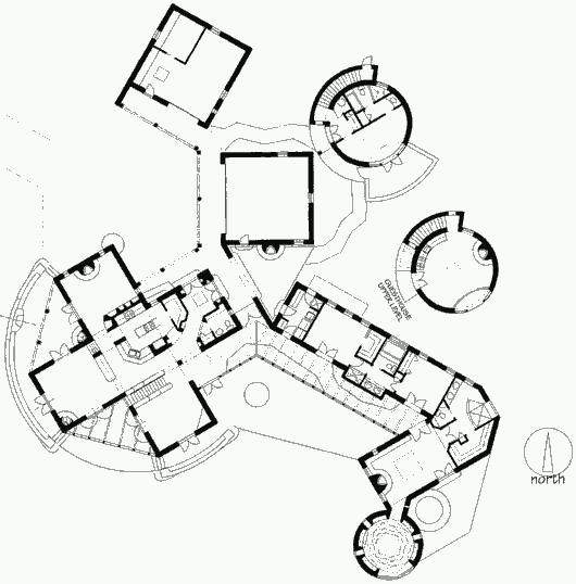 План солнечной резиденции в Куэрно-Верде