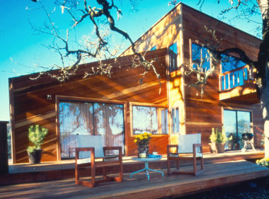 Внешний вид пассивного солнечного дома McCulley