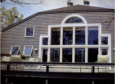 Солнечный дом Милстнейна, вид с юга