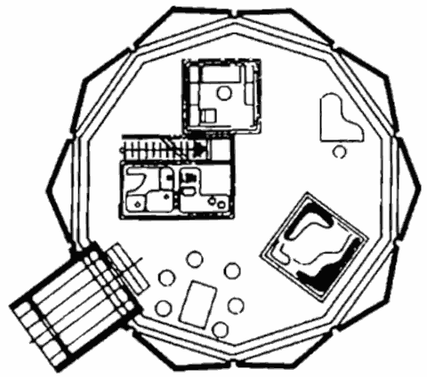 Купольный дом Пимпля-Штенцеля, план