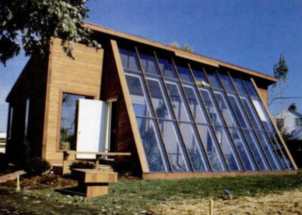 Солнечный дом, внешний вид до реконструкции теплицы