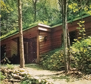 Вид на южный фасад энергосберегающего дома Ринкер