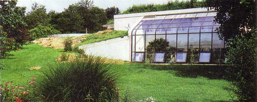 Пассивный солнечный дом Sidwell House, южный фасад