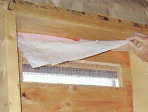 Заслонка, предотвращающая обратную циркуляцию воздуха в солнечном коллекторе