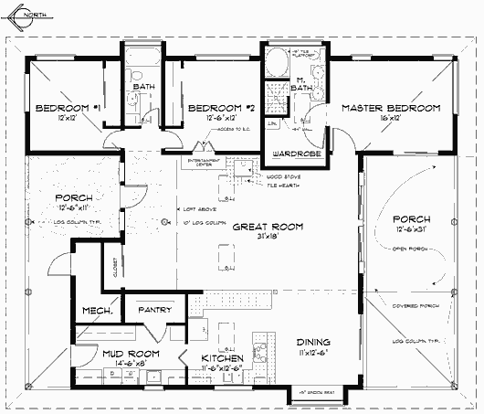 План фермерского солнечного дома