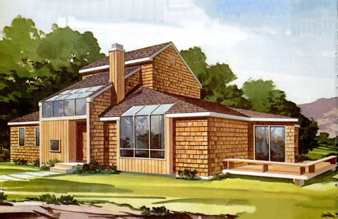 Солнечный дом, вид с юго-востока