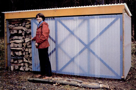 Камера для сушки древесины солнечным теплом, внешний вид