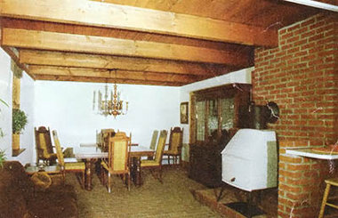 Фрагмент интерьера солнечного дома Sunburst House