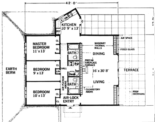 План солнечного дома Suncrest