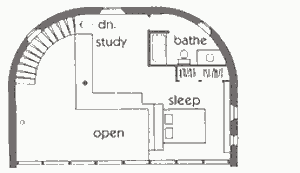 План верхнего уровня солнечного дома Sunscoop