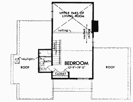 План верхнего уровня дома