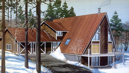 Пассивный солнечный дом, внешний вид