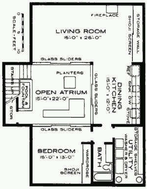 План подземного энергосберегающего дома