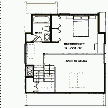 План верхнего этажа солнечного дома Уотсона