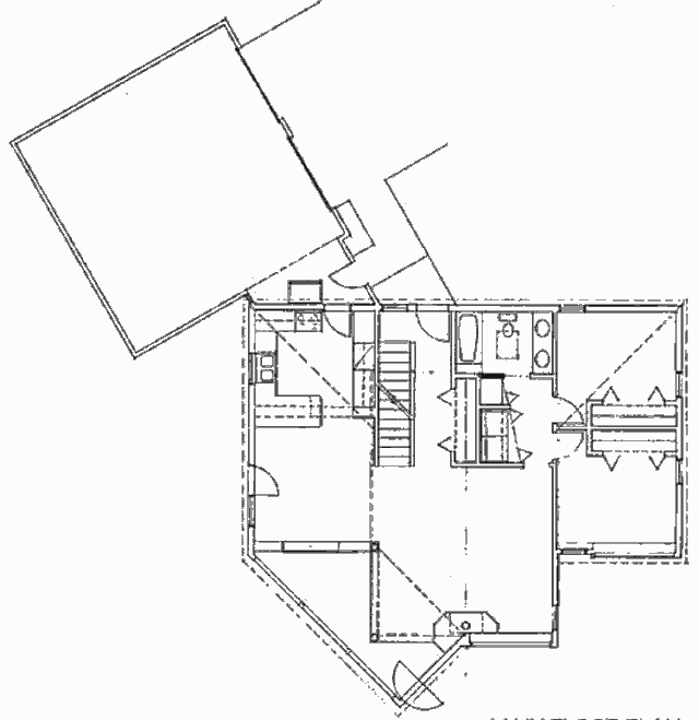 План нижнего уровня солнечного дома Fay Residence